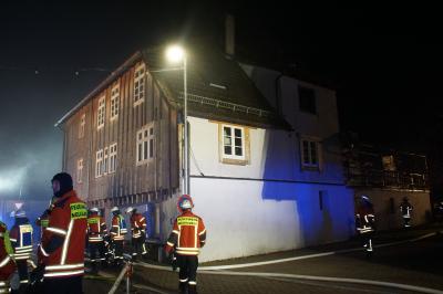 Schellbronn: Dachstuhlvollbrand in Schellbronn